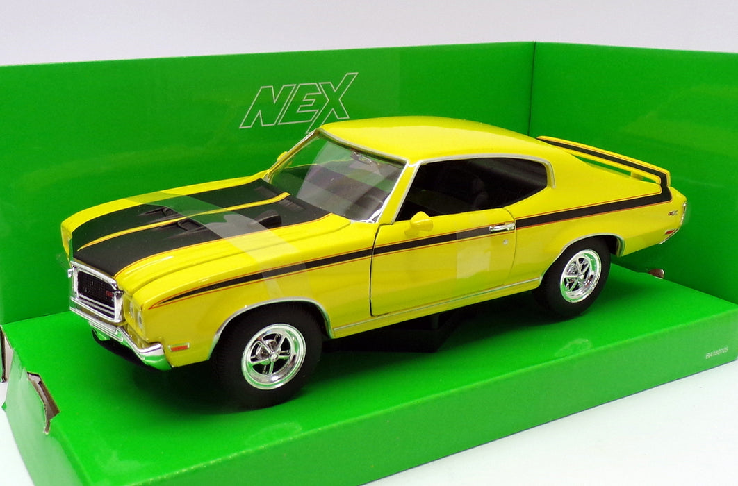 Welly 1/24 Scale Model Car 22433W - 1970 Buick GSX - Yellow