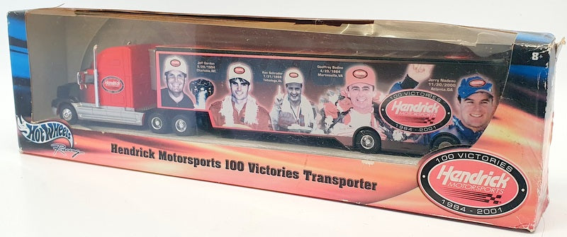Hot Wheels 39cm Long 54686 - Hendricks Motorsport 100 Victories Transporter