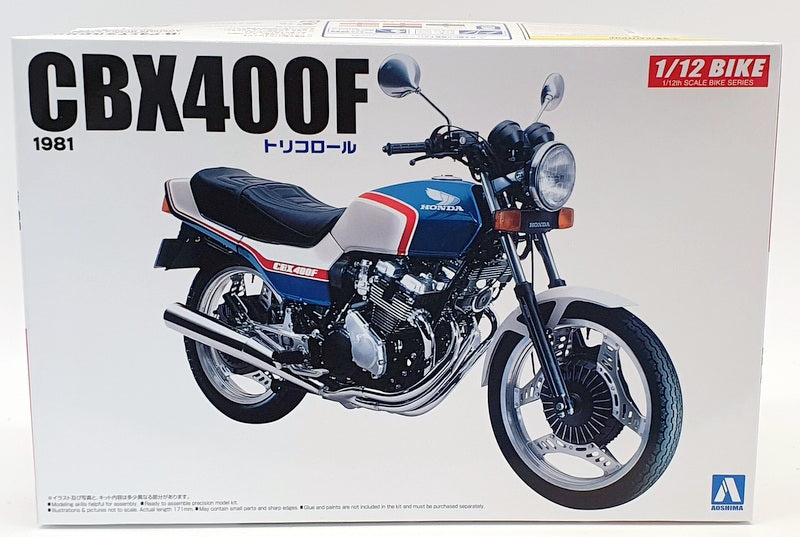 Aoshima 1/12 Scale Model Motorcycle Kit 52976 - 1981 Honda CBX 400F
