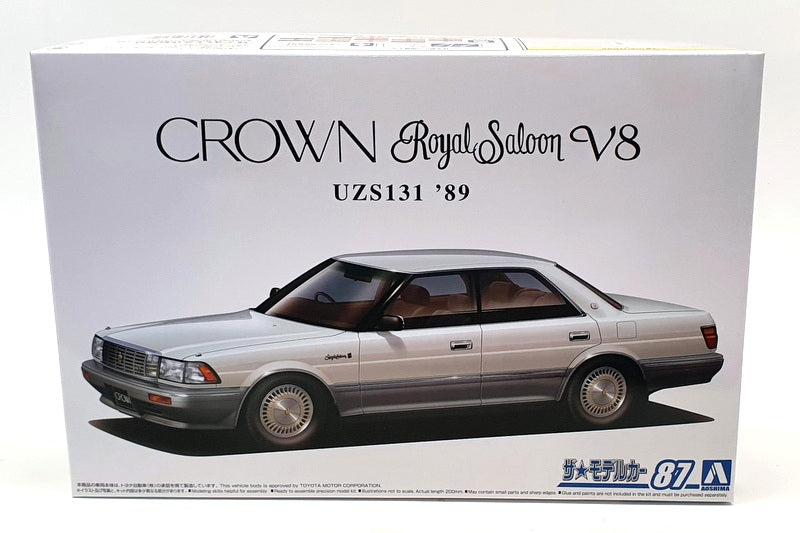 Aoshima 1/24 Scale Model Kit 7182600 - 1989 Crown Royal Saloon V8 UZA131