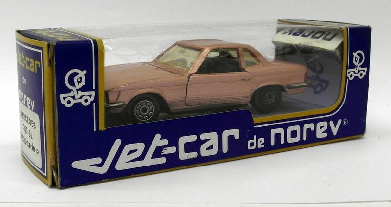 Vintage Norev 1/43 Scale Diecast - 820 Mercedes 350 SL Pink