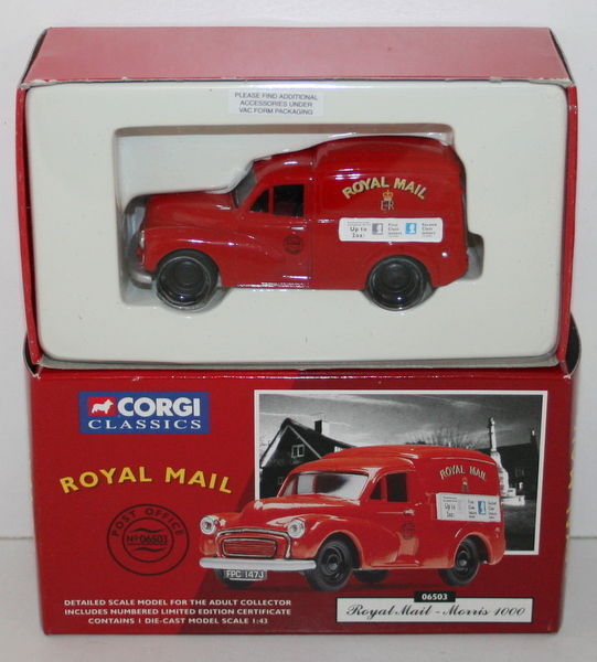 CORGI CLASSICS 1/43 - 06503 - MORRIS 1000 - ROYAL MAIL