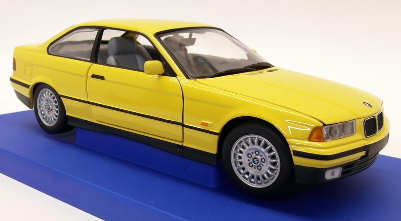 UT Models 1/18 Scale Diecast 180 023320 BMW 3-Series Coupe Yellow (e36)