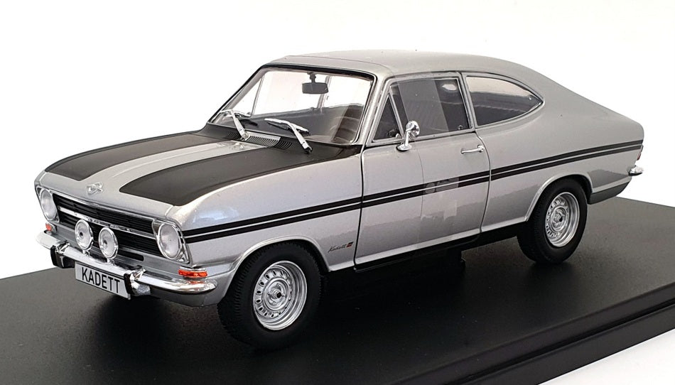 Whitebox 1/24 Scale WB124065-0 - Opel Kadett B - Silver/Black