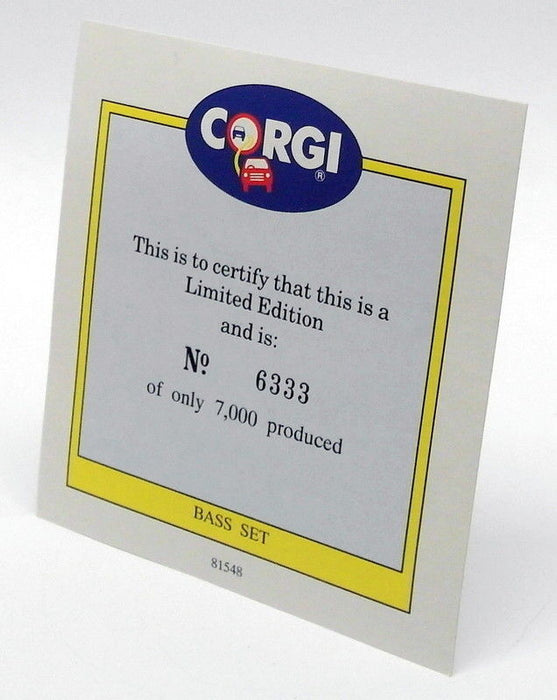 Corgi Diecast 97751 - Model T Van & Thornycroft 2 Piece Set - Bass