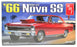 AMT 1/25 Scale AMT1198M/12 - 1966 Chevy Nova SS - 2 in 1 Stock Or Custom