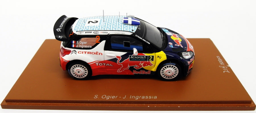 Spark 1/43 Scale S3310 - Citroen DS3 WRC #2 Winner Acropolis Rally 2011