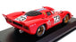 Best Model 1/43 Scale 9449 - Ferrari 312P Coupe #23 Sebring 1970 - Red