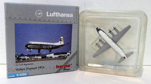 Herpa 1/500 Scale diecast - 511780 Vickers Viscount V814