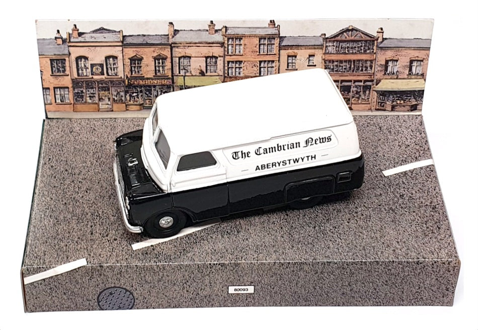 Corgi 1/43 Scale D981 - Bedford CA Van The Cambrian News - Black/White