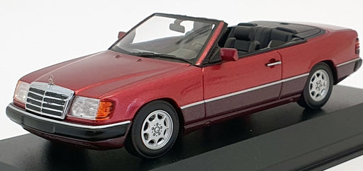 Maxichamps 1/43 Scale 940 037030 - 1991 Mercedes Benz 300 CE-24 Cabrio - Met Red