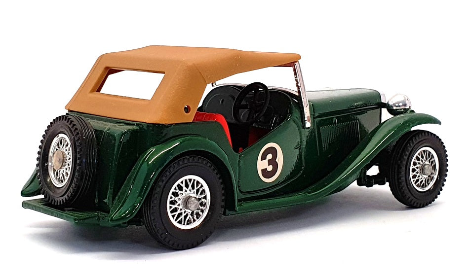 Matchbox Models Of Yesteryear Y-8 - 1945 MG TC Race Car - Green/Tan