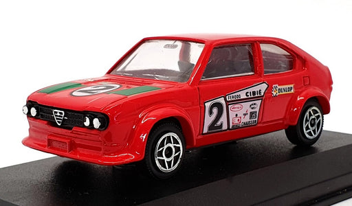 Solido 1/43 Scale 1310 - 1974 Alfa Romeo Sud Trofeo Rally - #2 Red