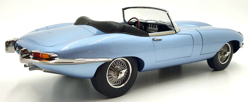 Norev 1/12 Scale 122722 - Jaguar E-Type Cabriolet 1962 - Blue Metallic