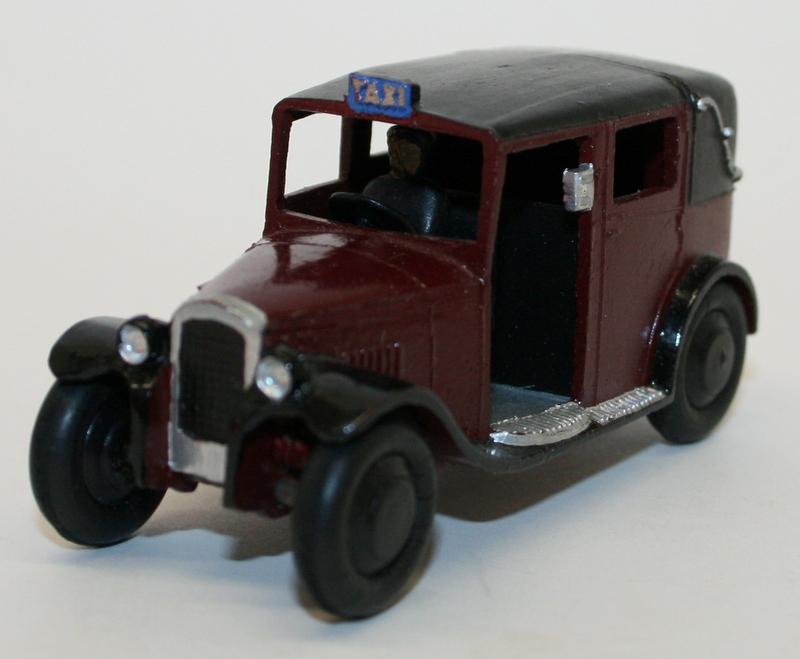 Model Road Reproductions Model Road Reproductions 1/43 Scale White Metal Built Kit - Austin Taxi ...