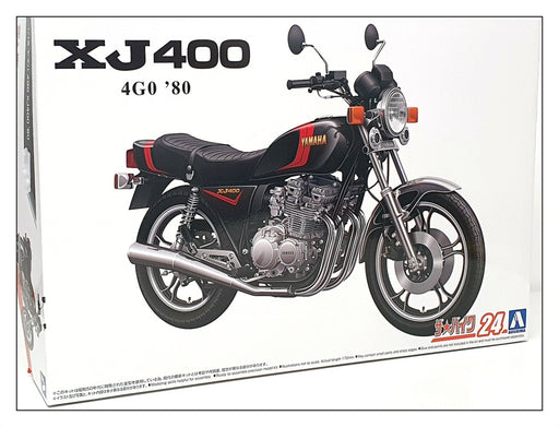 Aoshima 1/12 Scale Unbuilt Kit 063675 - 1980 Yamaha XJ400 4G0 Motorbike