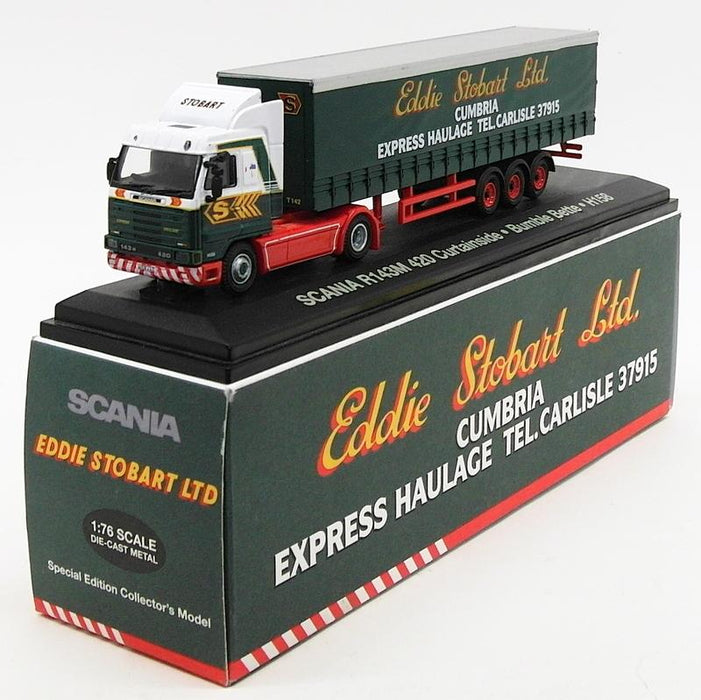 Atlas Editions 1/76 Scale 4 649 137 - Scania R143M 420 Curtainside Bumble Bette