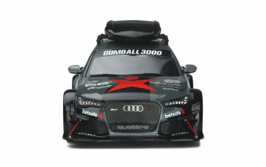 GT Spirit 1/18 Scale GT321 - 2017 Audi A6 RS6 DTM Avant - Black