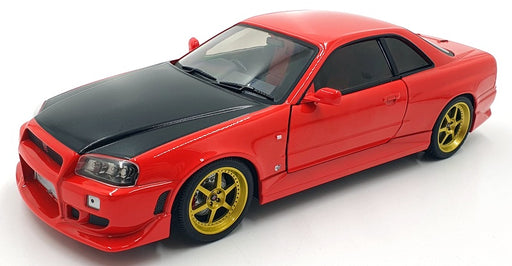 Greenlight 1/18 Scale 19052 -1999 Nissan Skyline GT-R R34 - Red Working LED