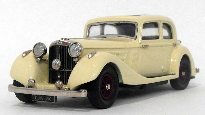 Lansdowne Models 1/43 Scale LDM61A - 1937 Jensen 3.5 Litre S-Type - Cream