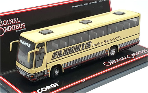 Corgi 1/76 Scale Diecast 43805 - Plaxton Excalibur - Flights Coach Travel Ltd