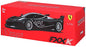 Burago 1/18 Scale Diecast - 18-16907B Ferrari FXX K Black Yellow Model Supercar