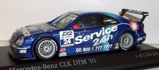 Minichamps 1/43 Scale 400 013724 Mercedes CLK Coupe DTM 2001 P. Lamy