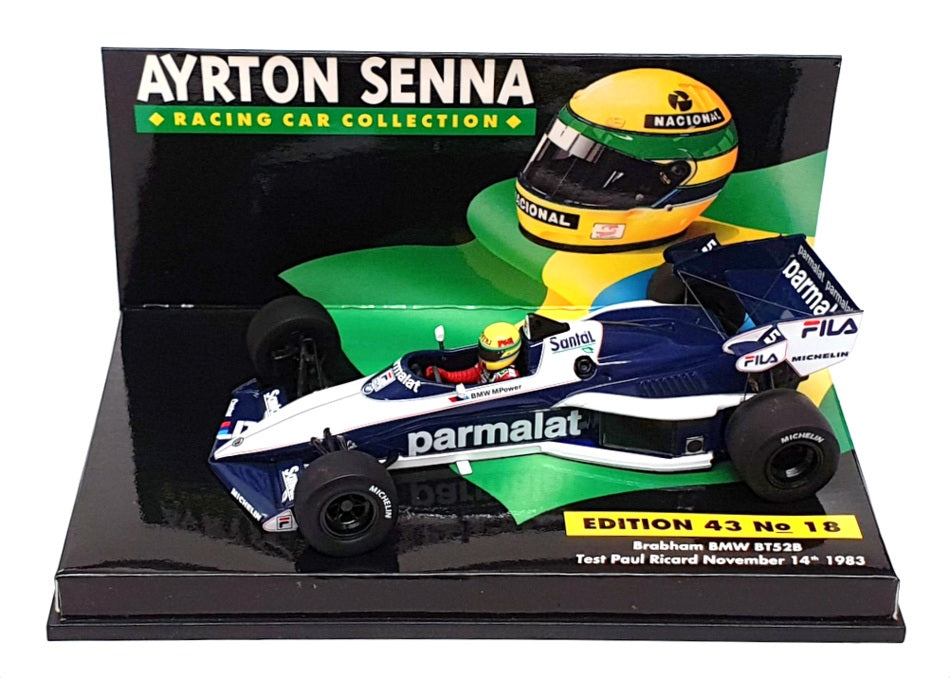 Minichamps 1/43 Scale 540 834399 - F1 Brabham BMW BT52B Test Nov 1983 Ricard