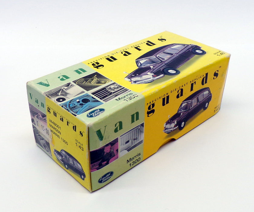 Vanguards 1/43 Scale Model Car VA48001 - Morris 1300 - Maroon
