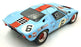 GMP 1/12 Scale Diecast 12073 - Ford GT40 Gulf 1969 #6 - Blue/Orange