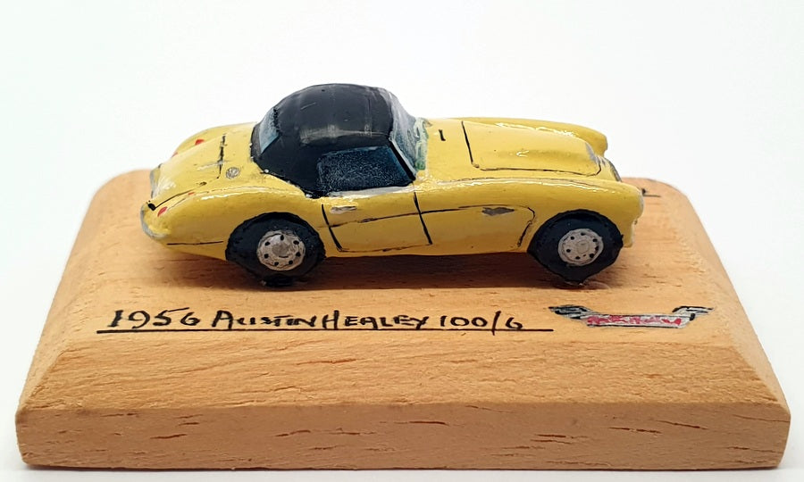 Roadace Replicas 1/100 Scale RA3 - 1956 Austin Healey 100/6 - Primrose/Black