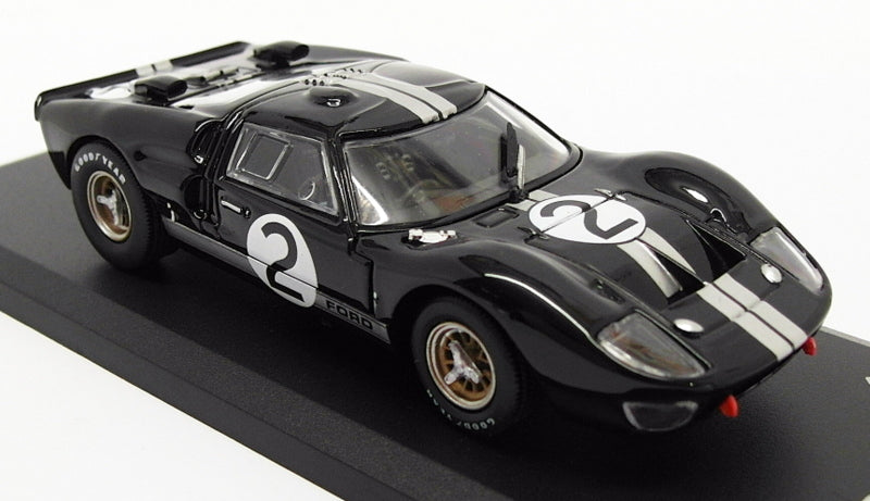 Solido 1/43 Scale Racing Car 43424 - 1966 Ford GT40 MKII - Black