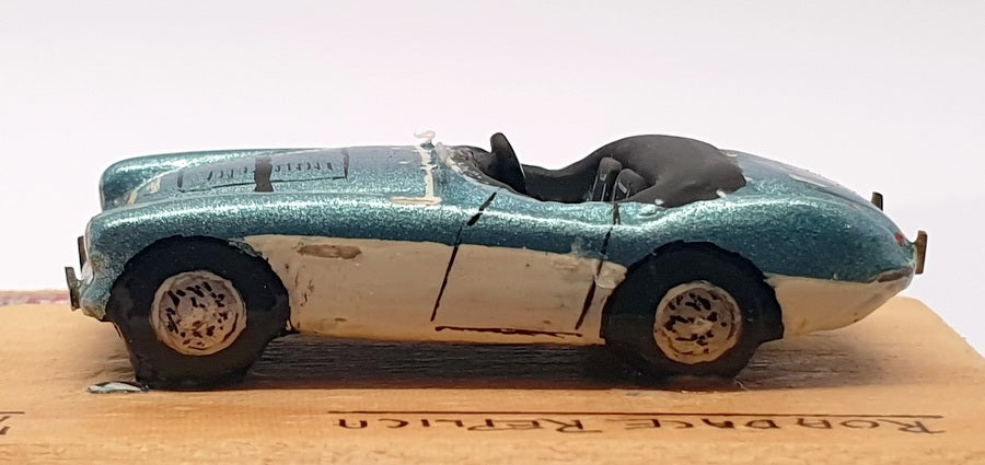 Roadace Replicas 1/100 Scale RA6 - 1956 Austin Healey 100/4M - Blue/White