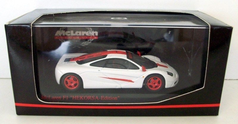 MINICHAMPS 1/43 - 533 133442 MCLAREN F1 WHITE / RED HEKORSA EDITION