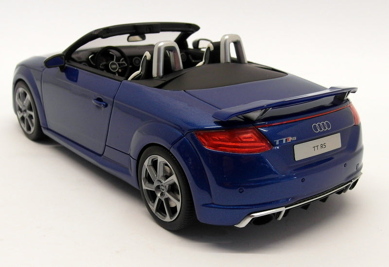 GT Spirit 1/18 Scale Resin - GT209 Audi TT RS Roadster Metallic Blue