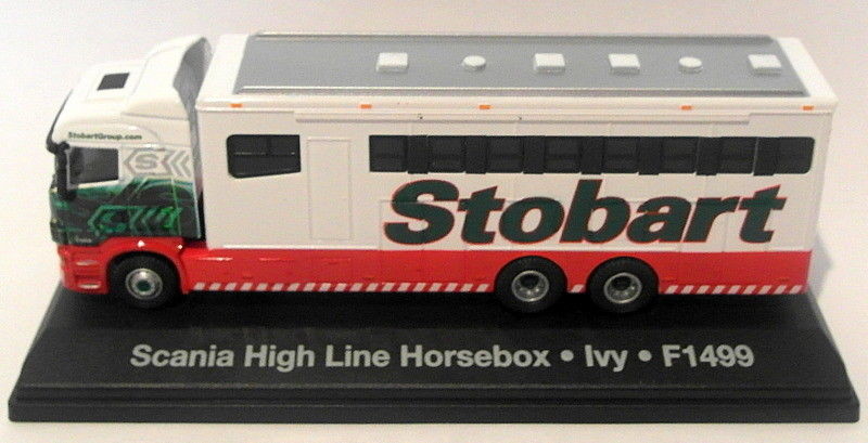 Atlas 1/76 Scale Model Truck 4 649 108 - Scania High Line Horsebox - Stobart