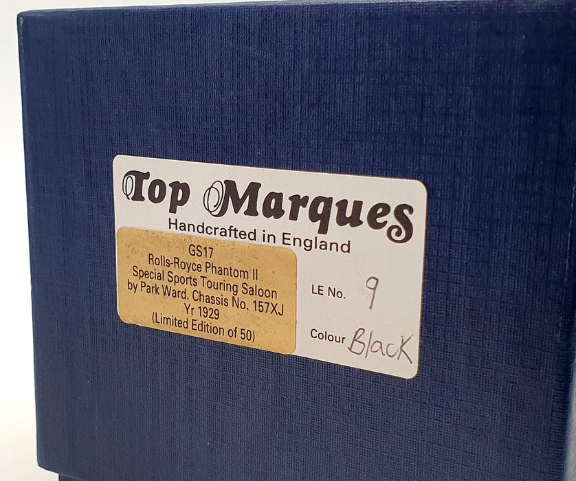 Top Marques Gold Series 1/43 Scale GS17 - 1929 Rolls Royce Phantom III - 1 of 50