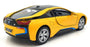Kinsmart 1/36 Scale KT5379D - BMW i8 Pull Back and Go - Yellow