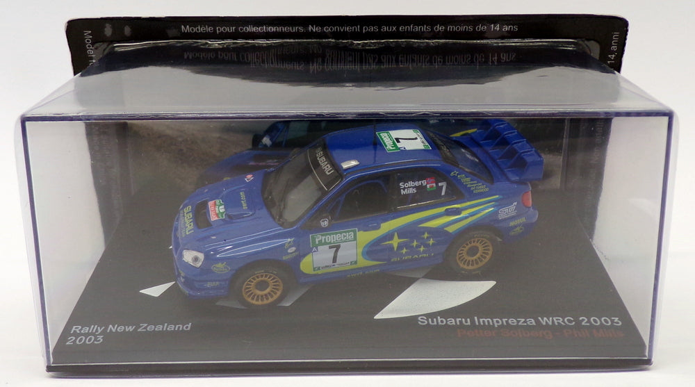 Altaya 1/43 Scale A29819 - Subaru Impreza WRC - Rally New Zealand 2003