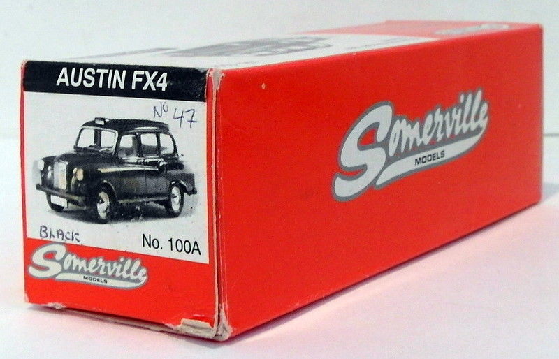 Somerville Models 1/43 Scale 100A - Austin FX4 Taxi - Black If It's Got Wheels