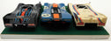 Unbranded 1/24 appx Scale Plastic Porsche 917 3x Le Mans car set + Case