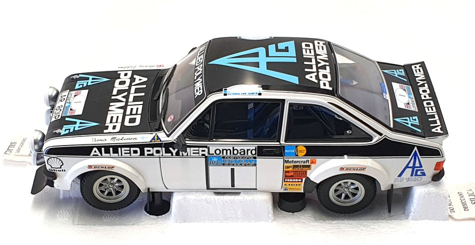 Minichamps 1/18 Scale - 100 758401 Ford Escort MK2 RS1800 RAC Rally 1975 Makinen