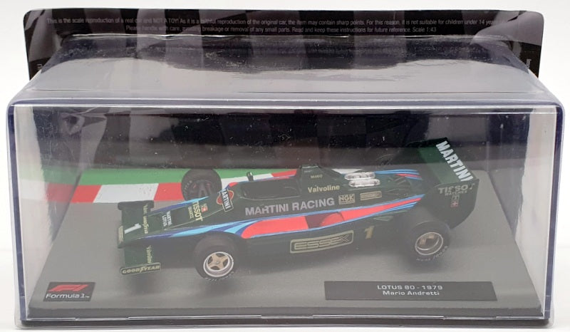 Altaya 1/43 Scale Model Car 1101IR15 - Lotus 80 1979 Mario Andretti