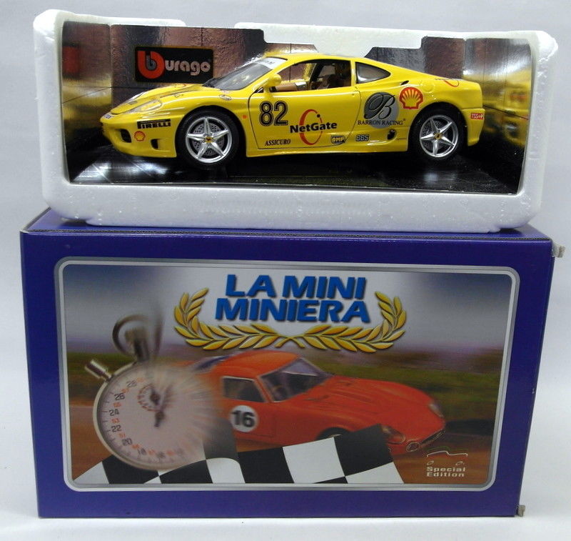 La Mini Miniera 1/18 Scale Diecast 3358 Ferrari 360 Modena Scuderia NetGate