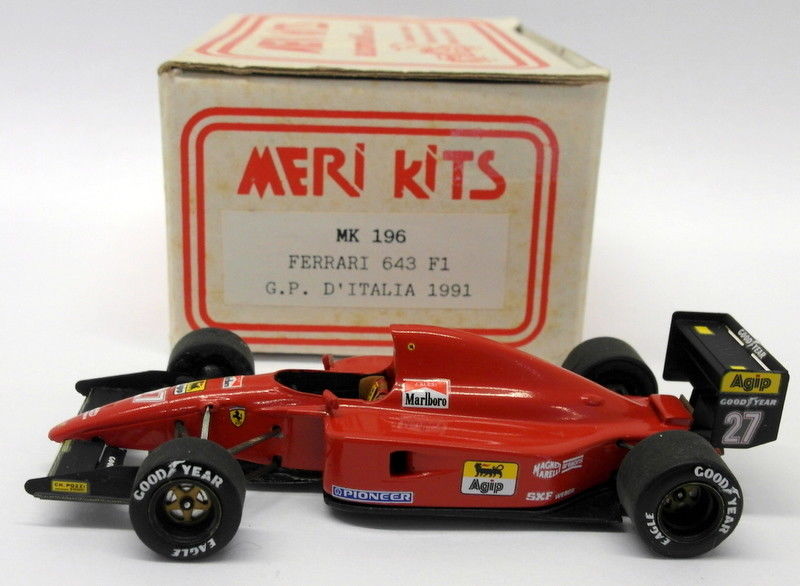 Meri 1/43 Scale built kit - MK 196 Ferrari 642/2 Brazilian GP 1991 J. Alesi