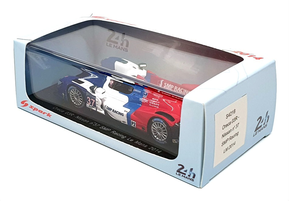 Spark 1/43 Scale S4218 - Oreca 03R Nissan #37 SMP Racing Le Mans 2014