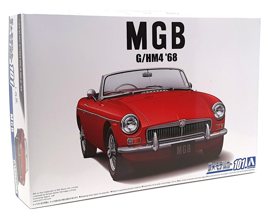 Aoshima 1/24 Scale Kit 05685 - 1968 MG MGB G/HM4