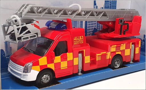 Burago Appx 18cm Long 18-32267 - Municipal Fire Truck With Ladder - Red