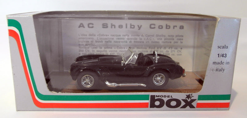 Box 1/43 Scale diecast - 8411 AC Shelby Cobra Route in Lega