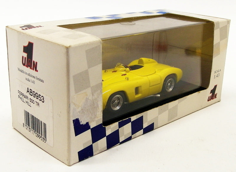 Art Model 1/43 Scale Model Car AB9953 - Ferrari 500 TR - P.Hill Yellow